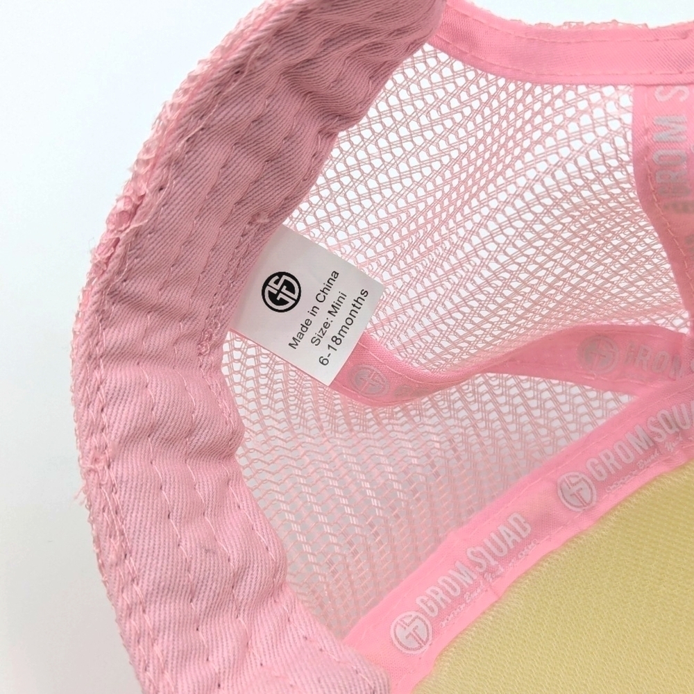 Mermaid Hair Don't Care Pink Kids Cap - Picture 4 of 5